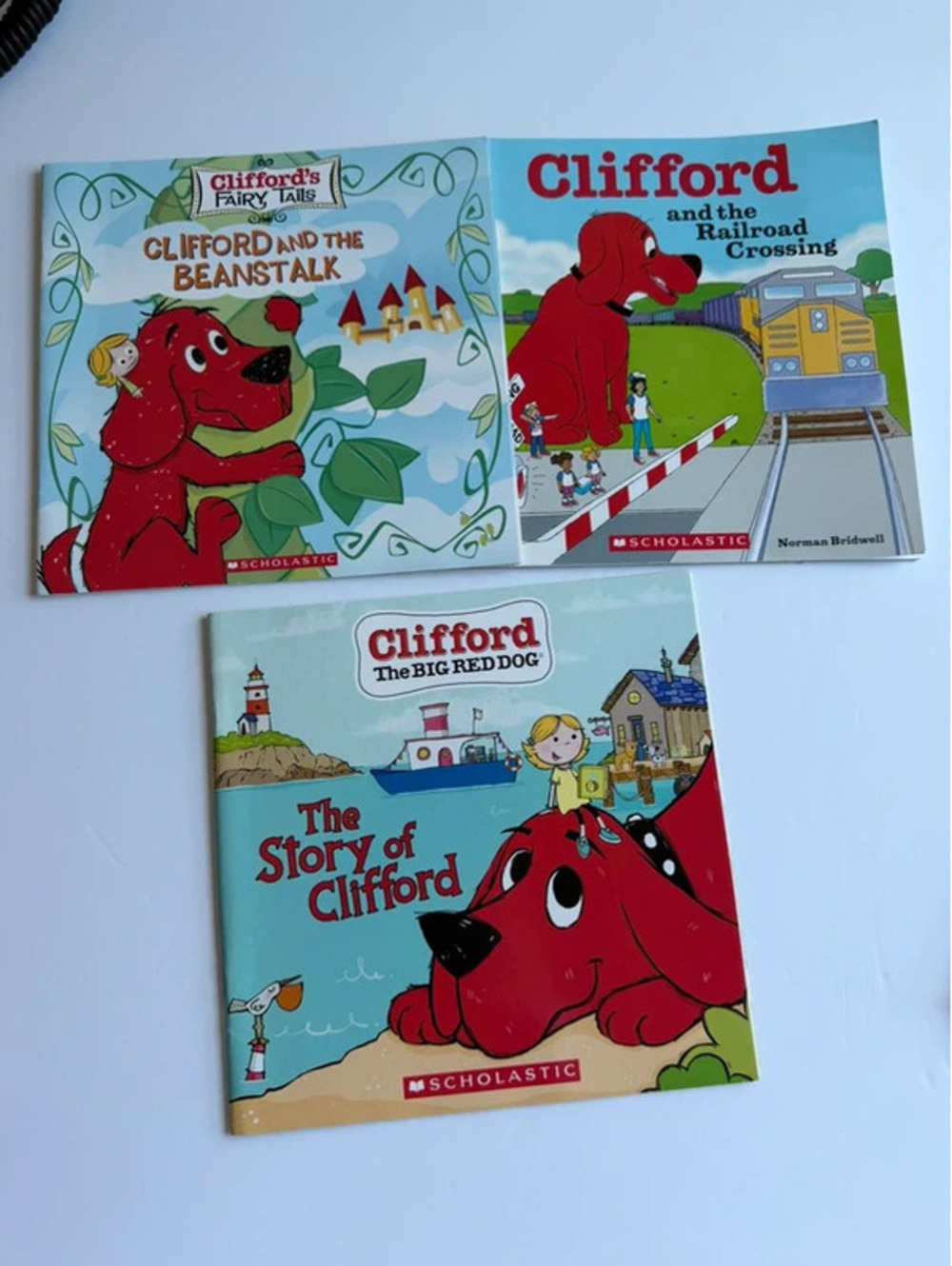 Scholastic Clifford The Big Red Dog Children's Book Lot of 3